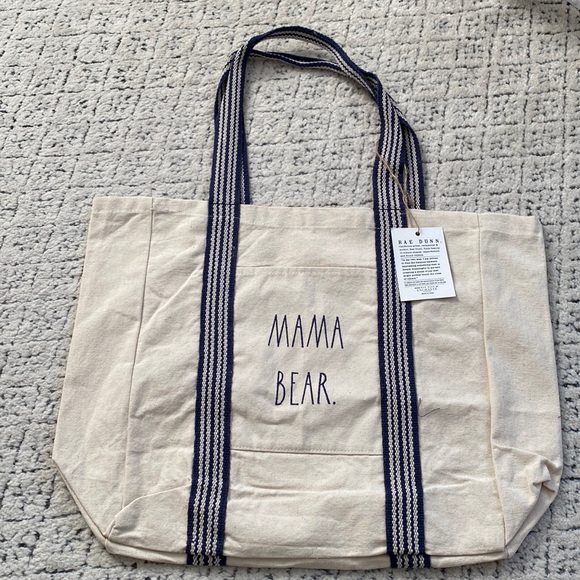 Rae Dunn Handbags - Rae Dunn Mama Bear Tote!